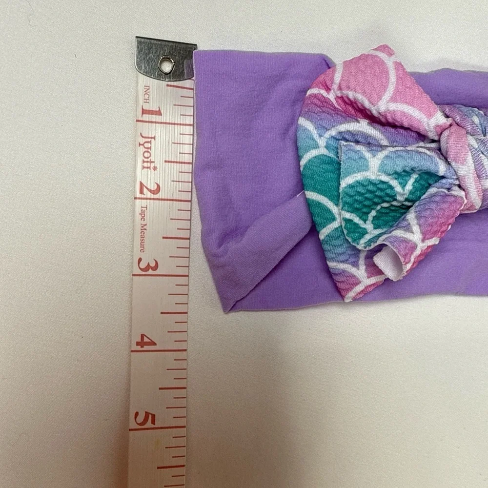Purple and Multicolor Headband